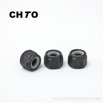 ISO 7040 Gred 10 Brunofix Nylon Insert Hexagon Lock Nut